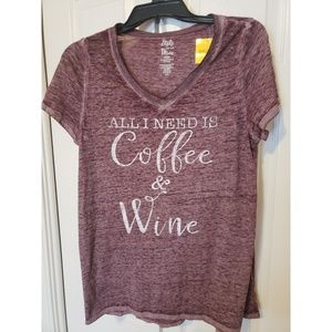 Coffee & Wine tshirt